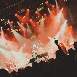 Au concert de Jon Batiste.