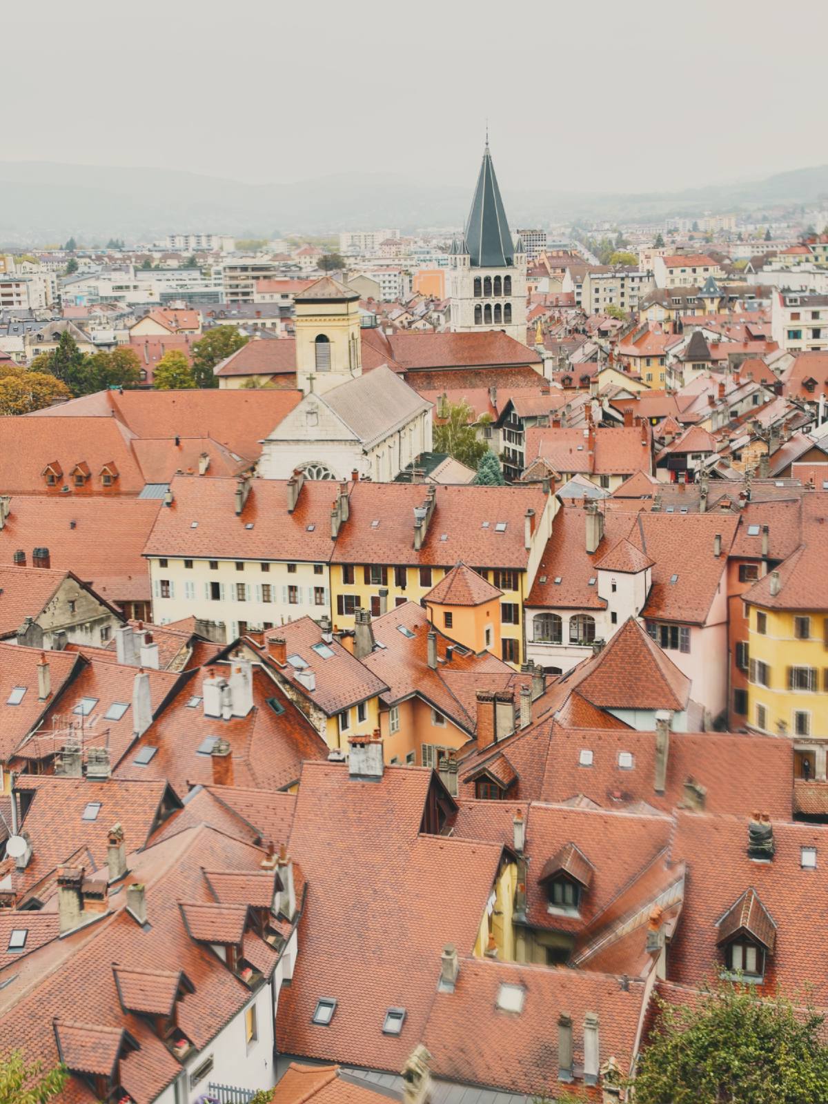 Sur les hauteurs d’Annecy.